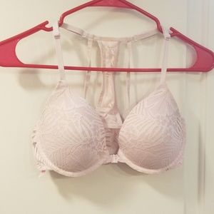Pink bra